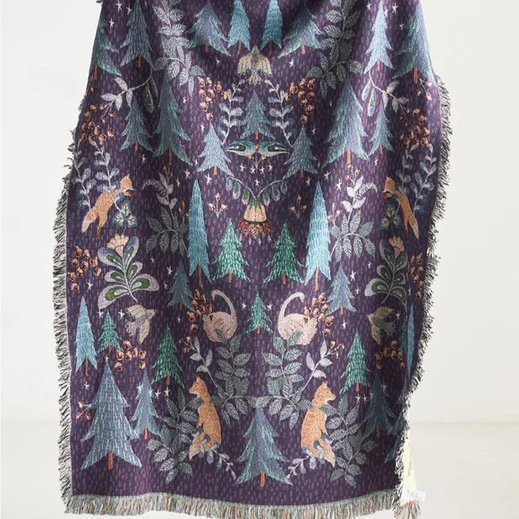 Anthropologie Willa Cotton Woven
Throw Blanket 54" x 72" - Picture 4 of 6